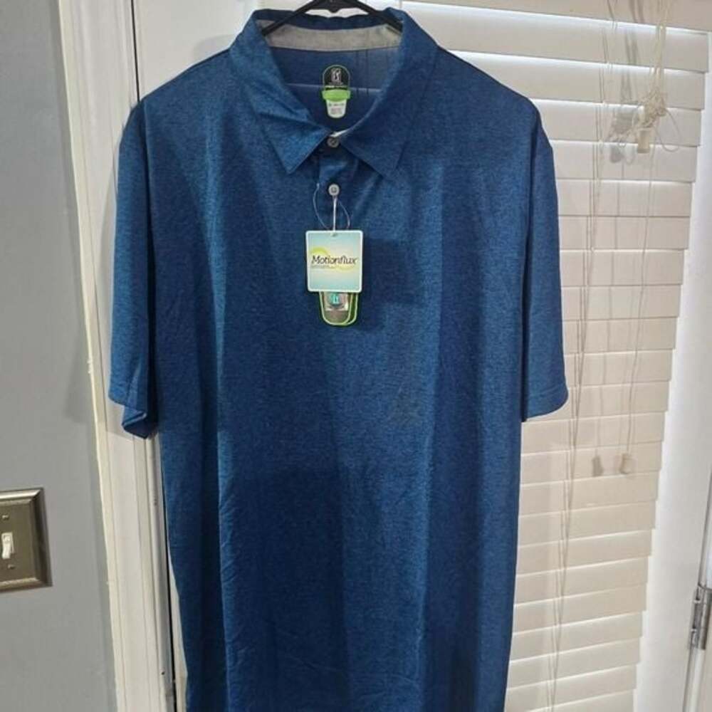 PGA Tour Pro Series Men's Polo Size Xl Golf Cart Print.
